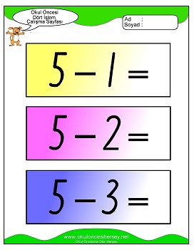 İşlemler yaprak test